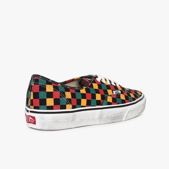 EUC Men’s Sz 12 (Euro Sz 46) Vans Old Skool Check Lace-up Sneakers Multicolored - Picture 3 of 16
